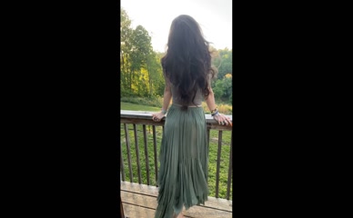 Fmottrn large breasts and sheer skirt showing ass