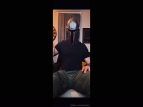 Mando's Spanking Paddle Tease
