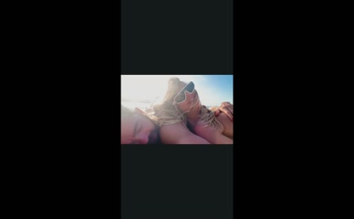 Heidi Klum Topless Beach Selfie