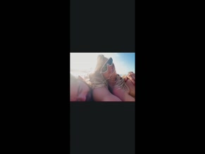 Heidi Klum Topless Beach Selfie