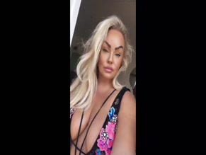 Mercedes Twitter Milf Visible Cleavage Floral Lingerie