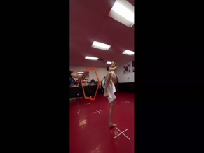 Marina Mazepa Taekwondo Kick Training