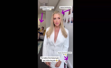 Anna Williamson substantial breast cleavage revealed in unbuttoned blazer
