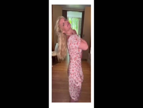 Britney Spears Floral Dress Dance