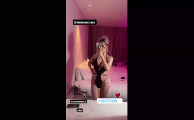Helen Flanagan in black lingerie.