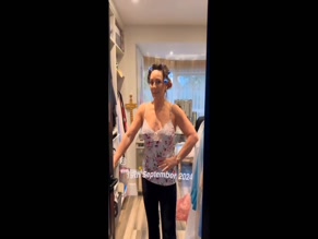 Shirley Ballas bra slip.