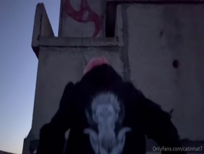Catinhat7 Ass Fucked on Rooftop.