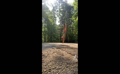 Cassady McClincy Ass Spread Splits