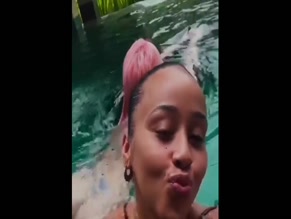 Grace Chatto Bare Ass Poolside