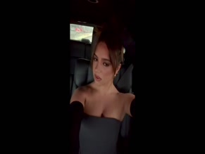 Kenzie topless in car