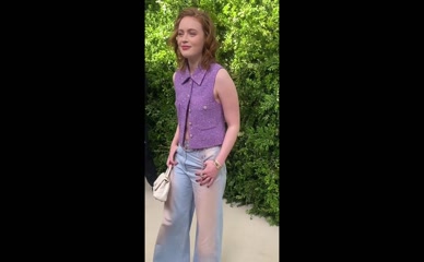 Sadie Sink midriff exposure