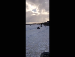samantarich go-kart ice racing