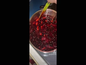xxshortnessxx preparing berry pie
