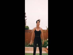 Alexandra Felstead workout video.