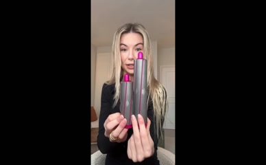 Georgia Toffolo: Wet Hair, Cleavage, Dyson Airwrap Tutorial
