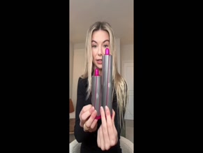 Georgia Toffolo: Wet Hair, Cleavage, Dyson Airwrap Tutorial