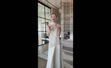 Georgia Toffolo Sheer Wedding Dress Reveal