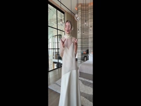 Georgia Toffolo Sheer Wedding Dress Reveal