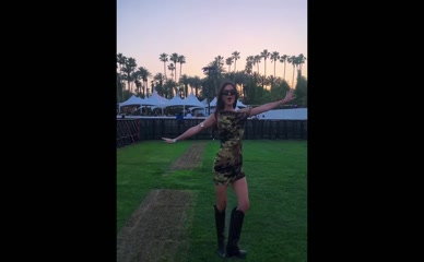Victoria Justice shows off her legs in a short dress