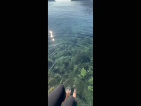 milenaangel sexy feet in water