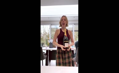 Katherine Ryan's ass in tartan chaps.