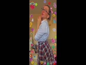 gerdawegener fully clothed school uniform pose no exposed skin