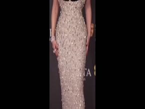 Selena Gomez cleavage dress