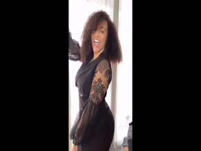 Ines Curly's Titty Drop Dress Reveal