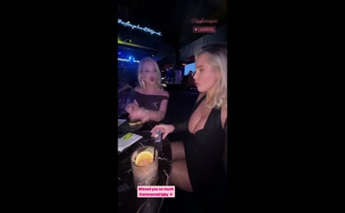 Helen Flanagan's Cleavage and Shot Drinking