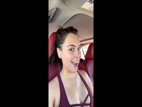 Isabella Gomez cleavage sports bra