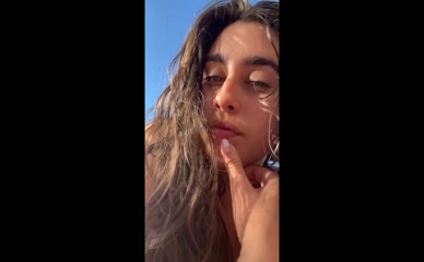 Lauren Jauregui Wet Hair Cleavage Tease
