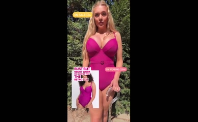 Lucy May Dawson Full Bust Swimsuit Try-On