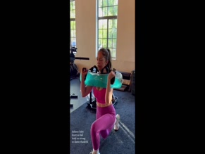 Minka Kelly Cleavage Workout
