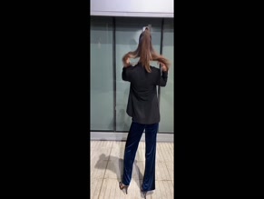 Tania Medina cleavage display