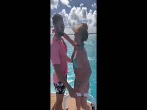 Britney Spears bikini boat makeout