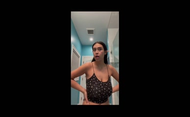 Alex Papadop Bathroom Boobs