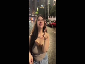 Angie Khoury full visible cleavage in tight tank top