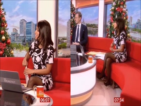 Luxma Gopal TV Presenter Legs in Pantyhose