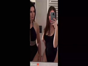 Selma_ko and mom in swimsuits mirror selfie