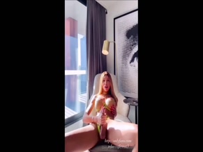 mitsurinyn: Transgender female self-pleasuring erect penis