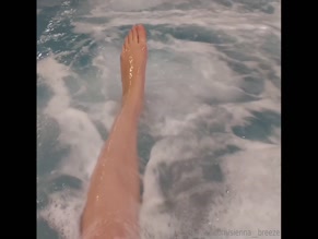 Sienna Breeze Foot Fetish Hot Tub Tease